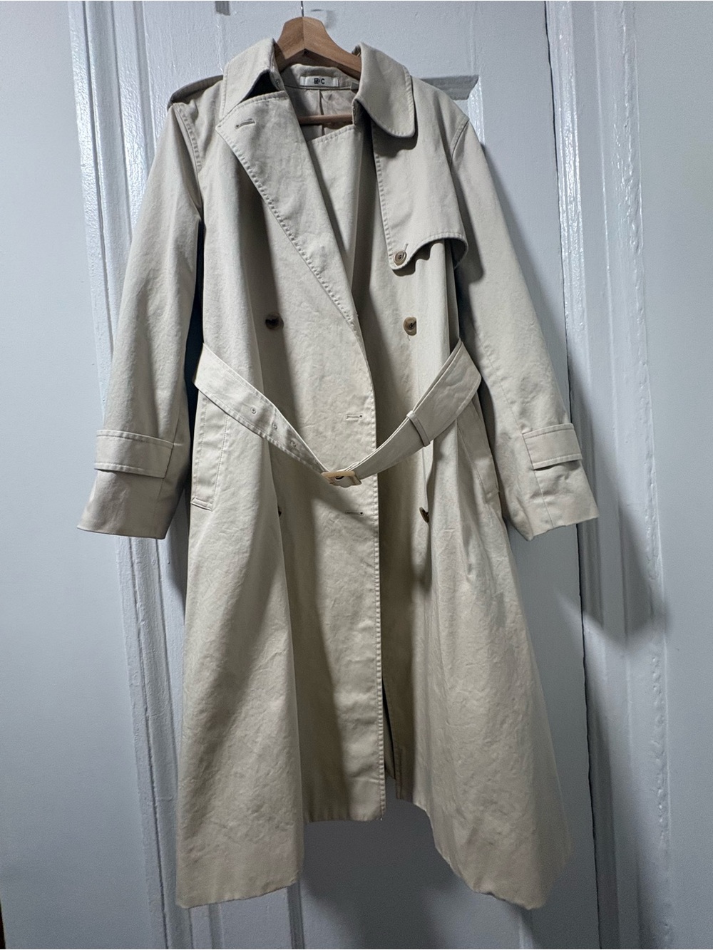 Uniqlo C Double-Breasted Trench Coat